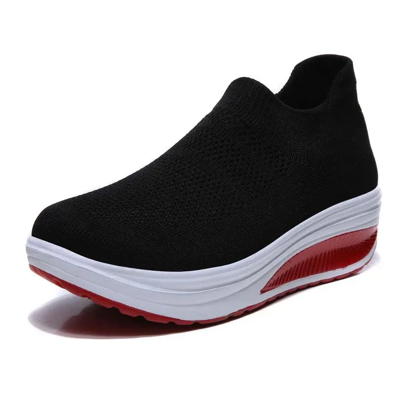 Women's Thick Bottom Slip On Sneakers