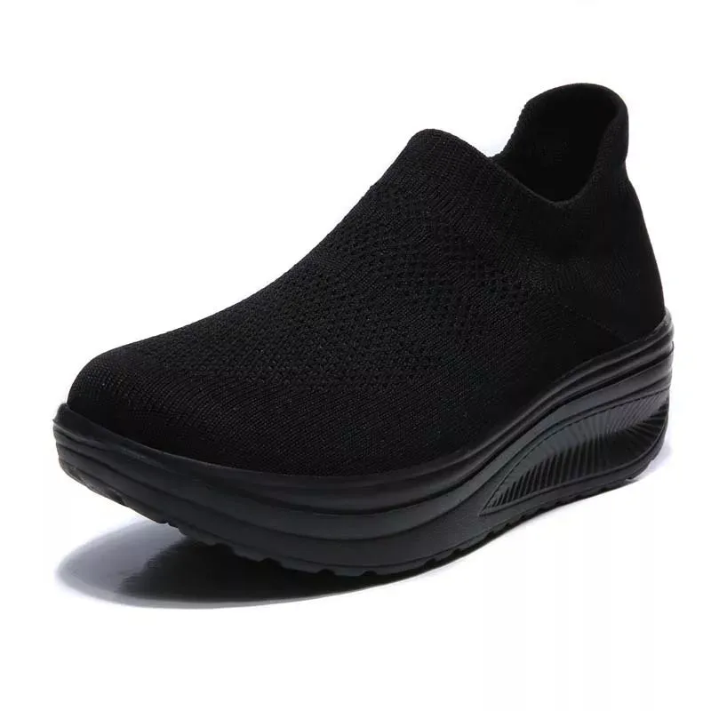 Women's Thick Bottom Slip On Sneakers