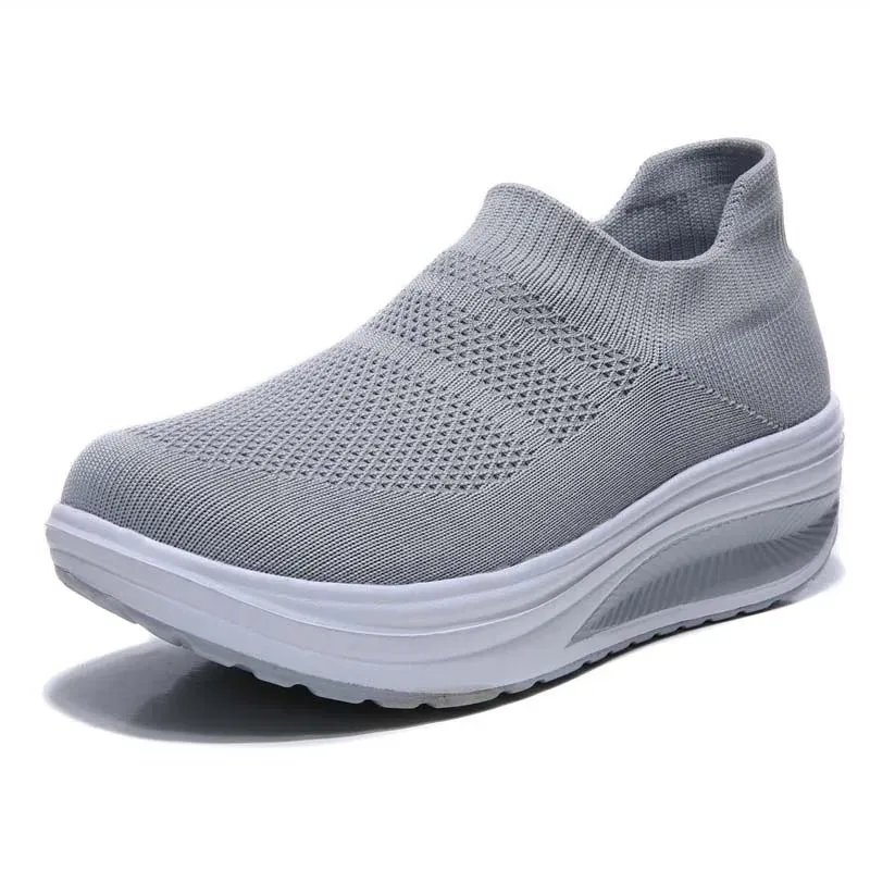 Women's Thick Bottom Slip On Sneakers