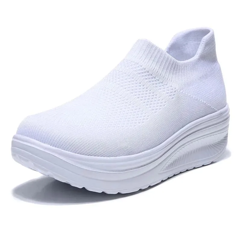 Women's Thick Bottom Slip On Sneakers