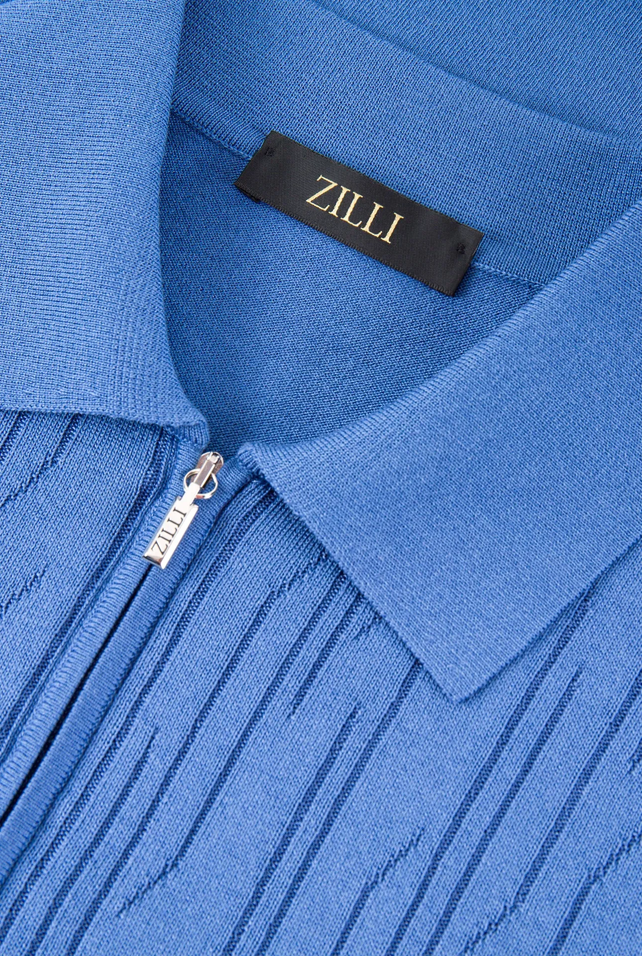 Zipped Polo Shirt